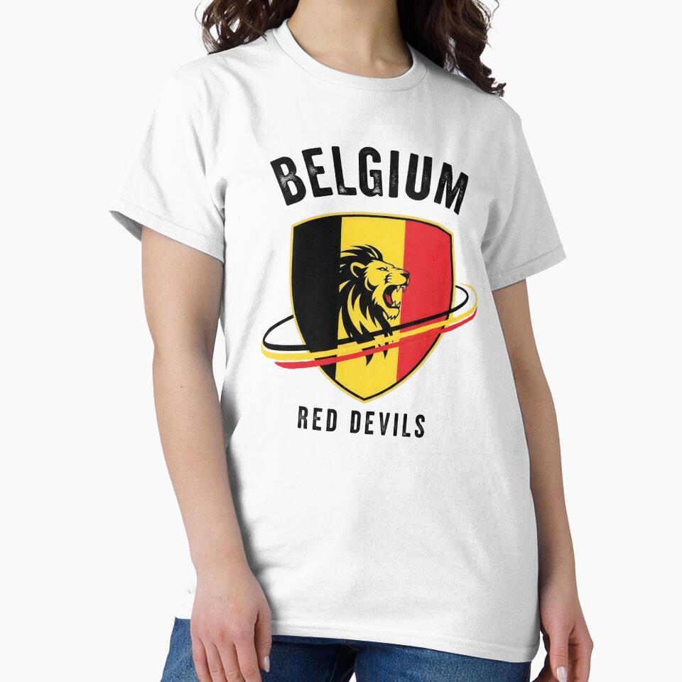 Belgium Red Devils Lion Emblem by Majorprint