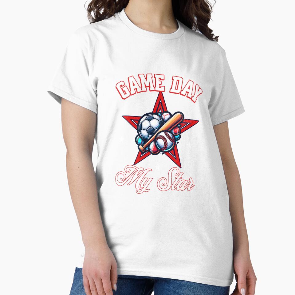 Game Day My Star for Baseball Soccer Moms Mothers Day by Diane Gotti