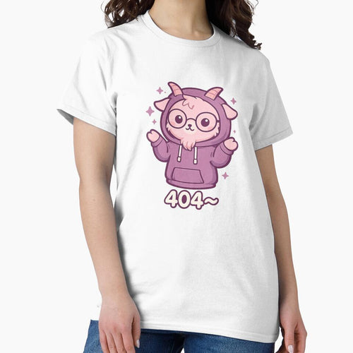 404 Error Not Found Cute Goat by Decaf404