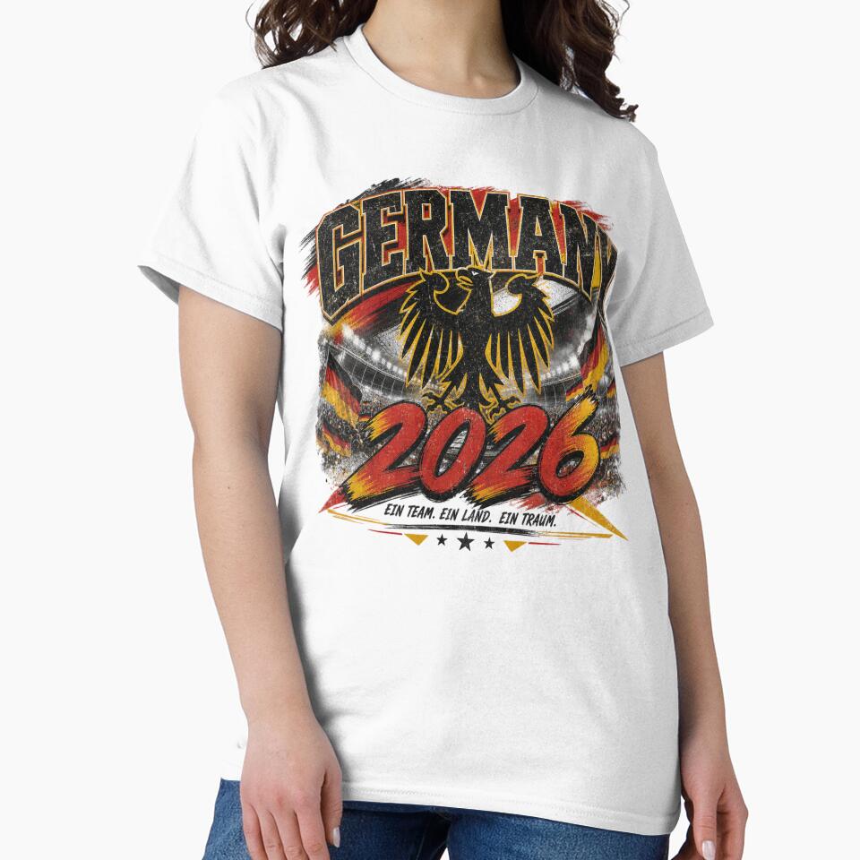 Germany 2026 Football World Cup Glory | Die Mannschaft Fan Supporter Shirt by rushaib