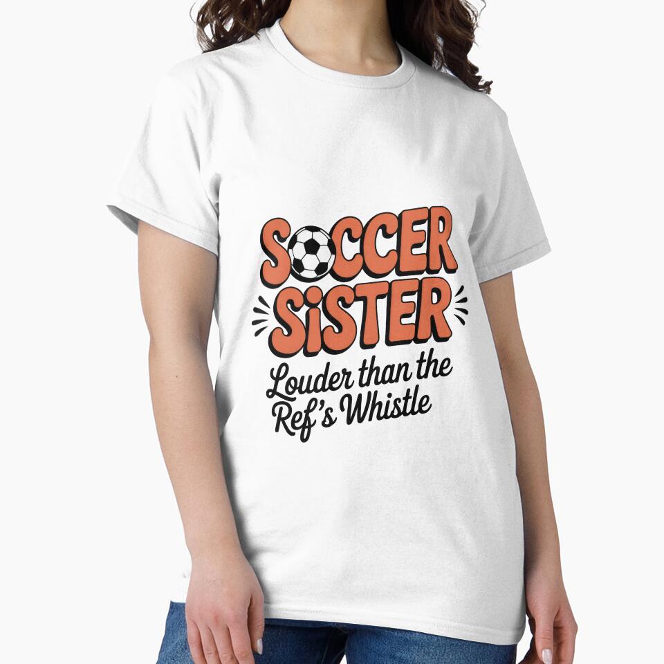 Soccer Sister T shirt Design by Enea Kelo