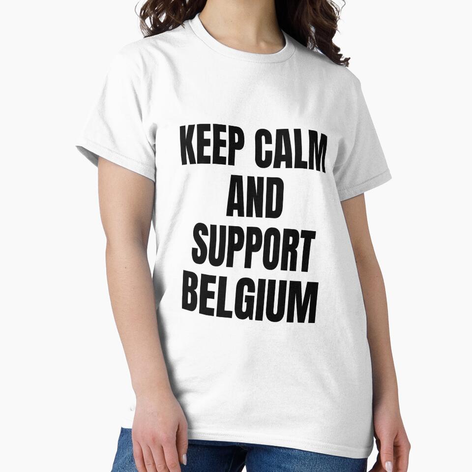 Keep Calm And Support Belgium - World Cup by Nepaz-Designs