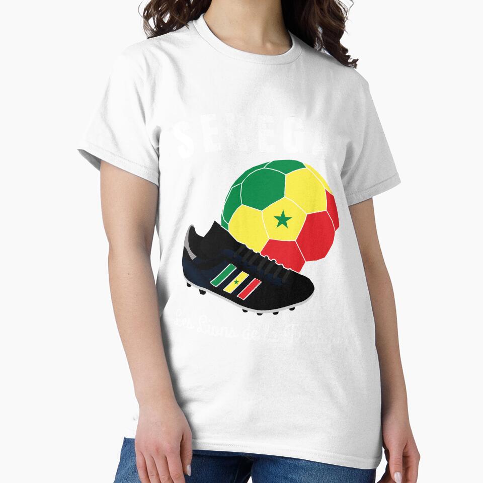 Soccer Senegal Cool Senegalese Football Team Men Women T-Shirt by BCNDesign
