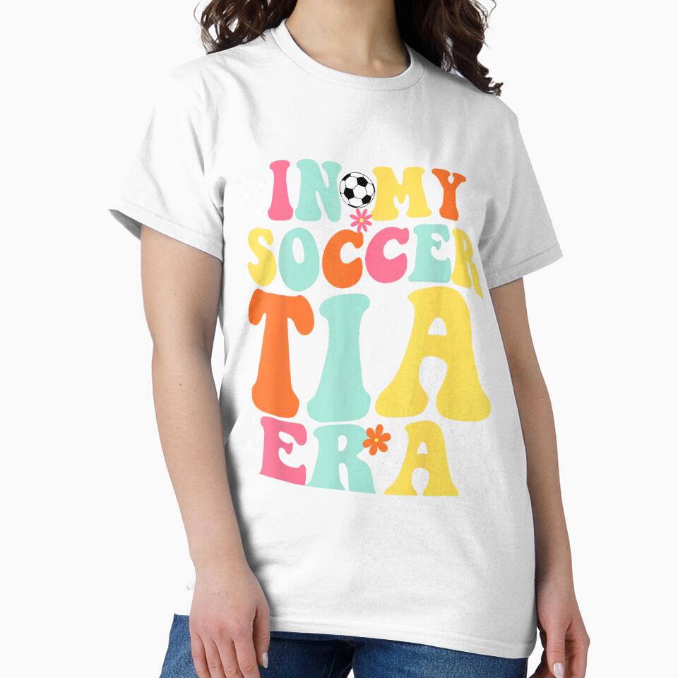 In My Soccer Tia Era Retro Game Day Groovy by HazelWCagle