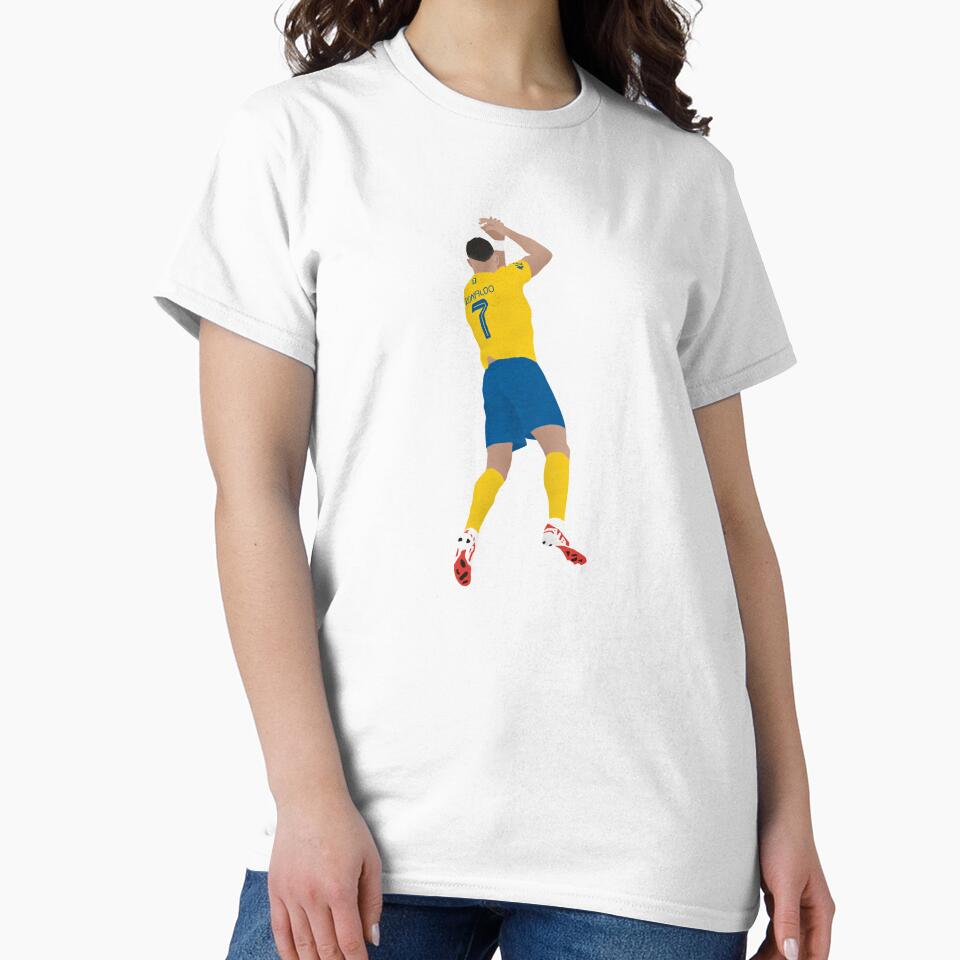 Cristiano Ronaldo Celebration al-Nassr Drawing by thalisons