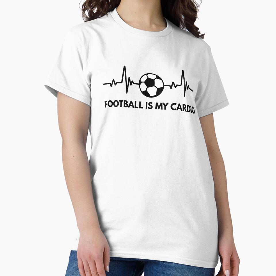 Football Is My Cardio Soccer Fan by Tattyarts