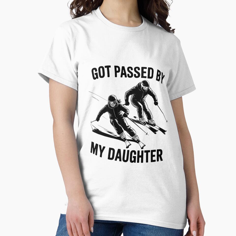Got Passed by My Daughter Funny Skiing by ValerieRodrigue