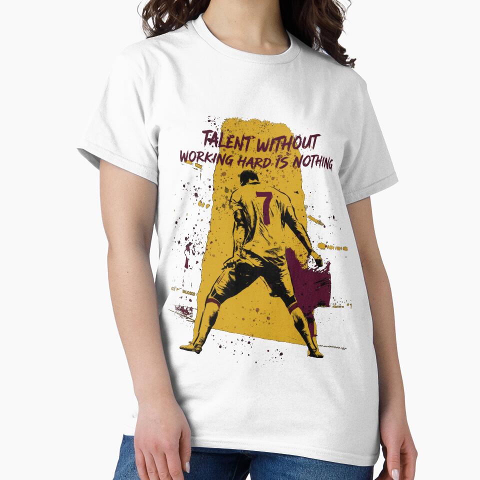 Hard Work Beats Talent - Soccer Motivation Art by MiSC Studio