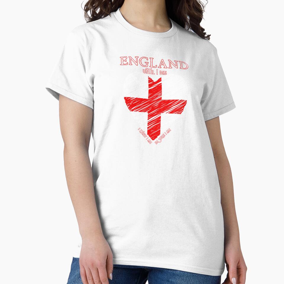 England Until I Die Fan Design by Snedsdigital