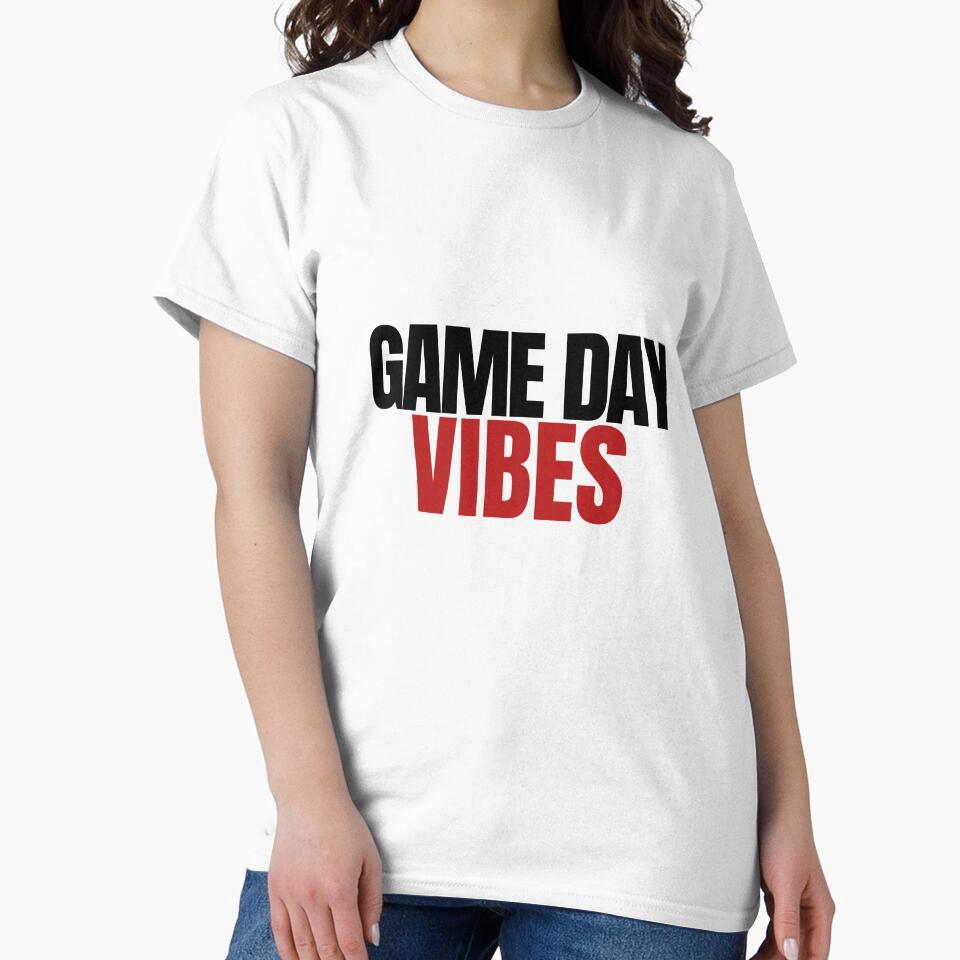 Game Day Vibes Shirt — Funny Gift for Sports Moms and Dads by PlayTrackCo