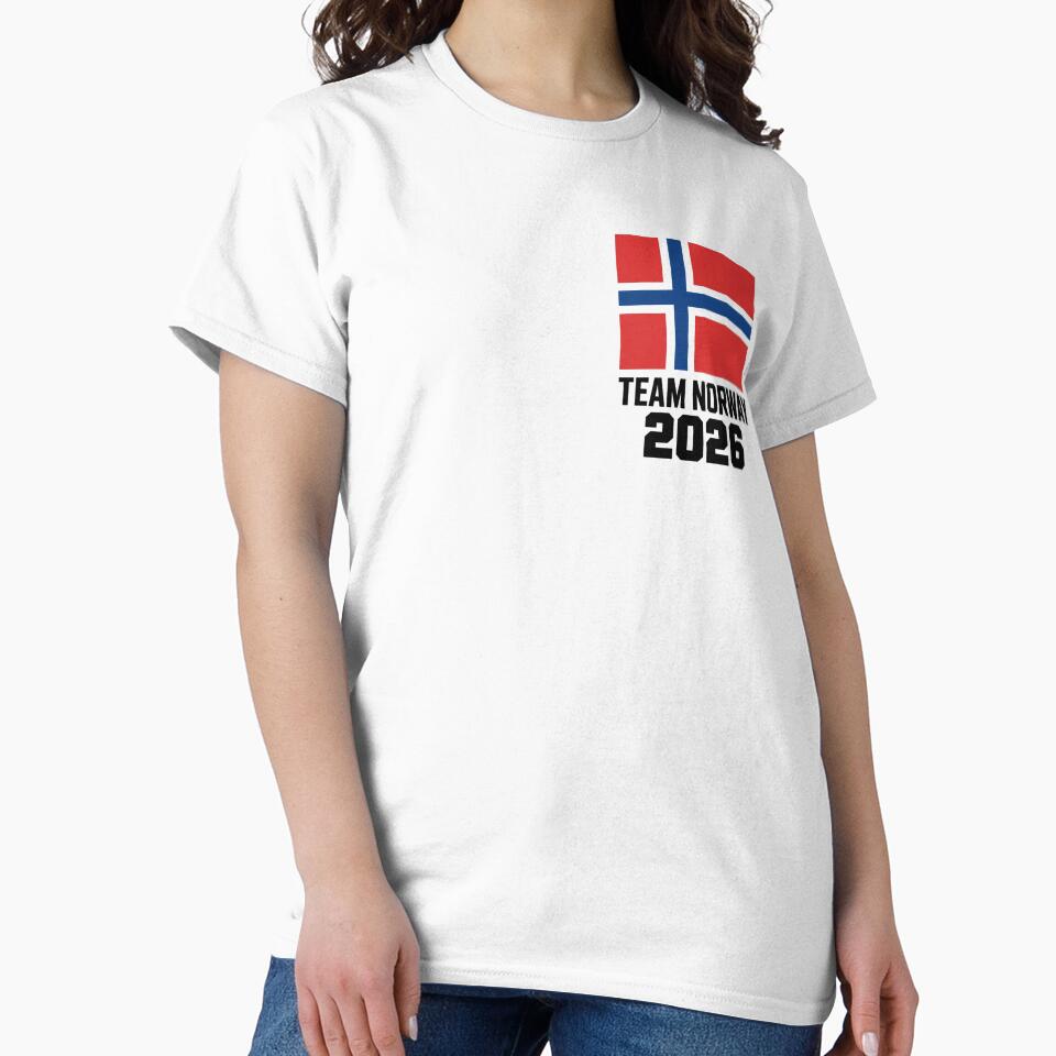 Team Norway 2026  Soccer Fan T-Shirt V13 by DBWStudios