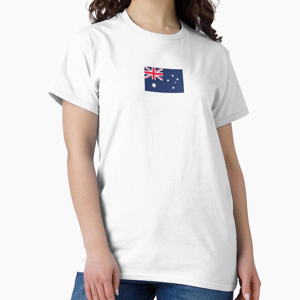 Australia Flag (Small on Black) by STUDIO-72