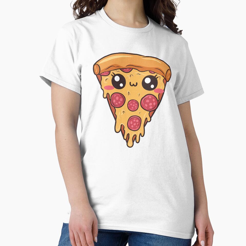 Kawaii Pizza by KD Merch