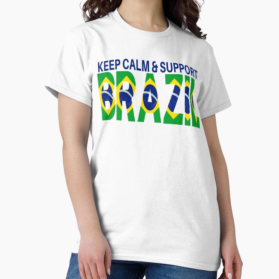 KEEP CALM AND SUPPORT BRAZIL - SUPPORT BRAZIL by ArtzandDesignz