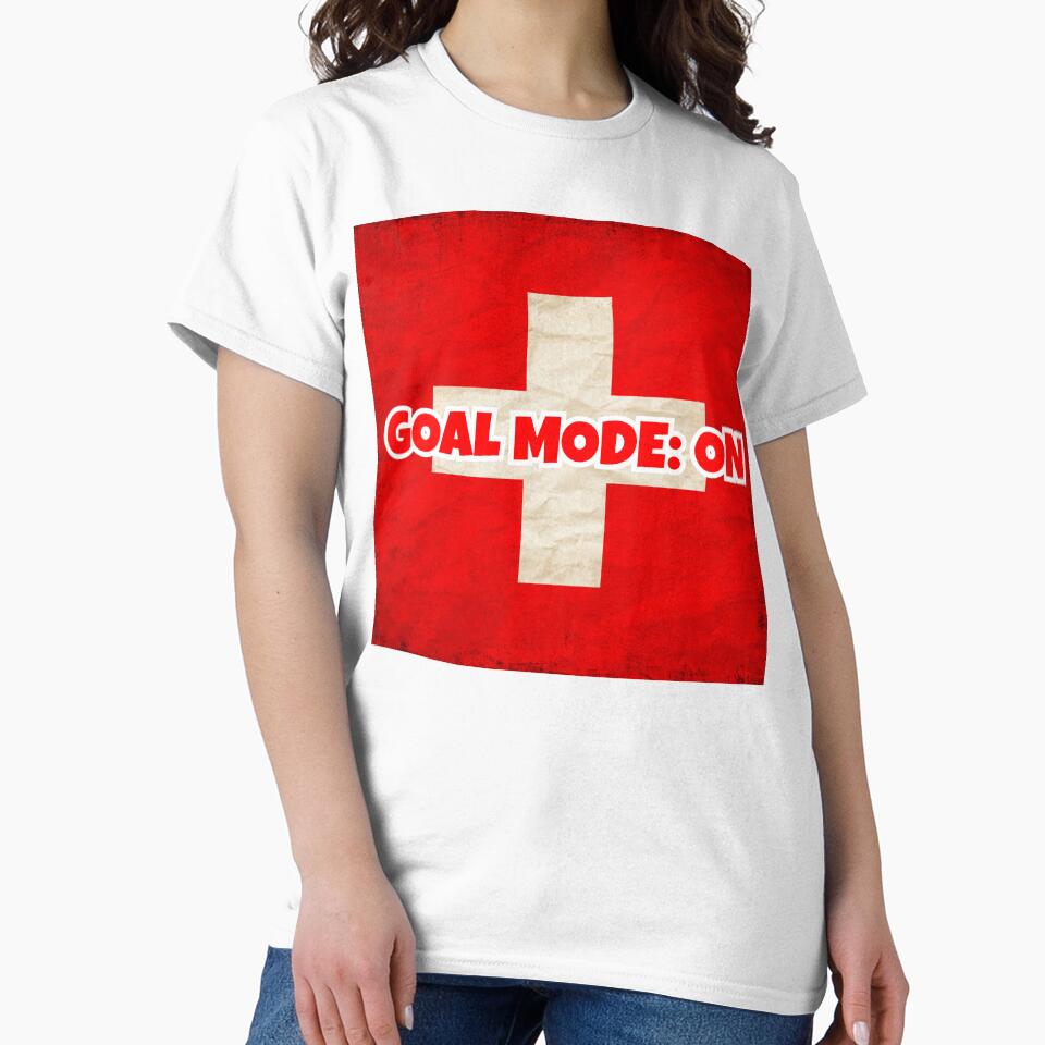 Switzerland Soccer Fan Shirt – GOALMODE: ON Football Tee by LovelyHappyGift