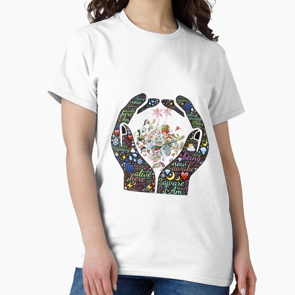 Yoga Love And Peace In a Hand by OmniDeals