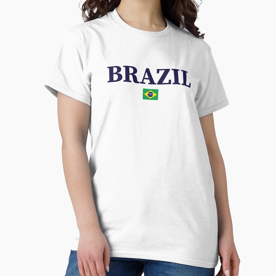 Brazil Flag T-Shirt – Brazilian Pride Tee for Travel, Sports & Everyday Wear by MintCreativeSH