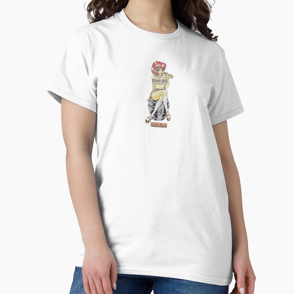 Vintage Anime Girl Hook Ups Skate Brand Cartoon Hookups Hook-Ups Sexy Animated Hooters Glizzy Beer by jackyboi