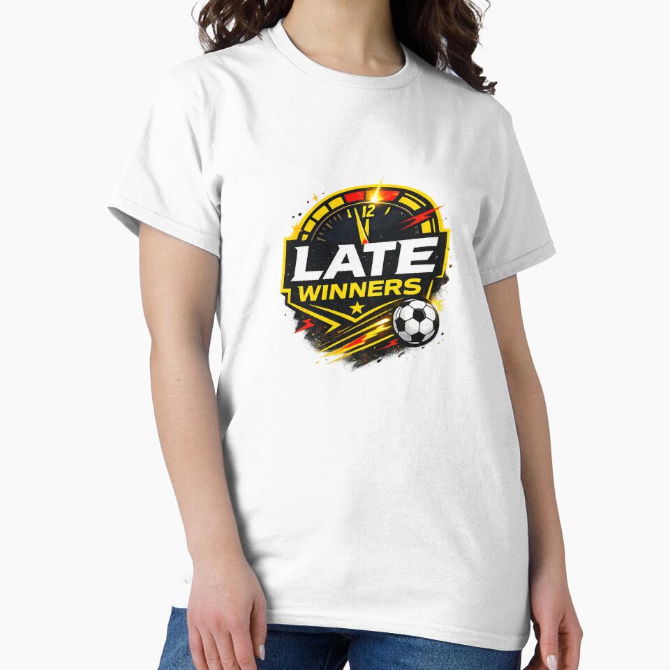 Late Winners Football Graphic – Last Minute Goal Streetwear Design by Game With Zeek