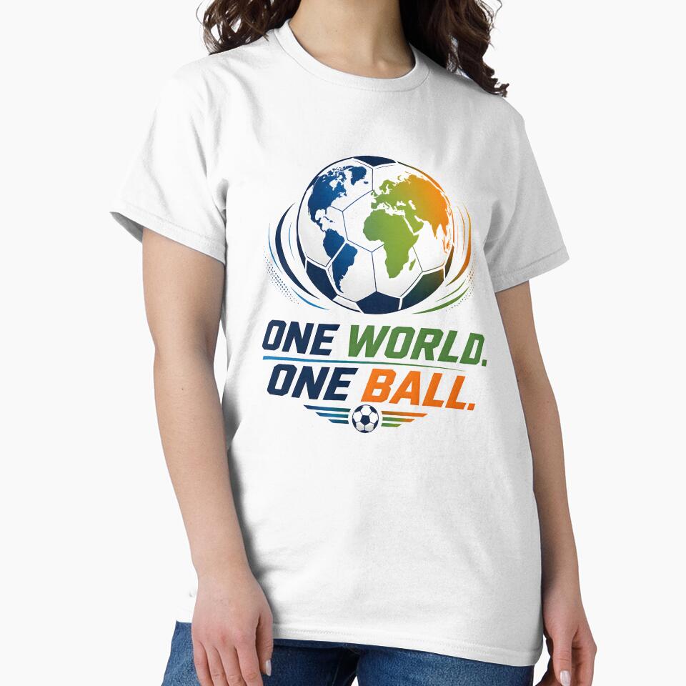 One World One Ball | Global Soccer Football Fan Design by TrueArtVibes