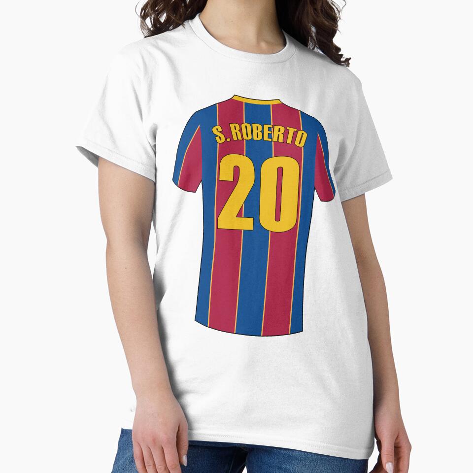 Sergi roberto Barcelona football jersey number by Justtrendytees