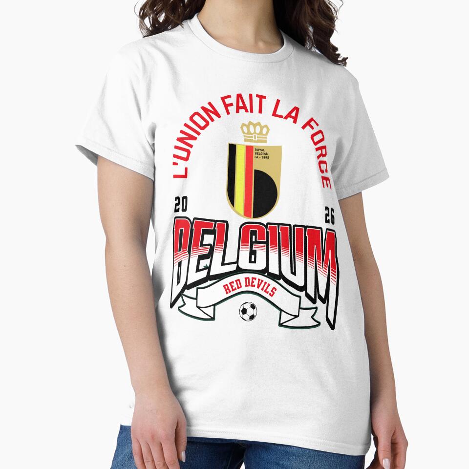 Belgium Soccer Red Devils 2026 Vintage Football Fan Design by Abaseen