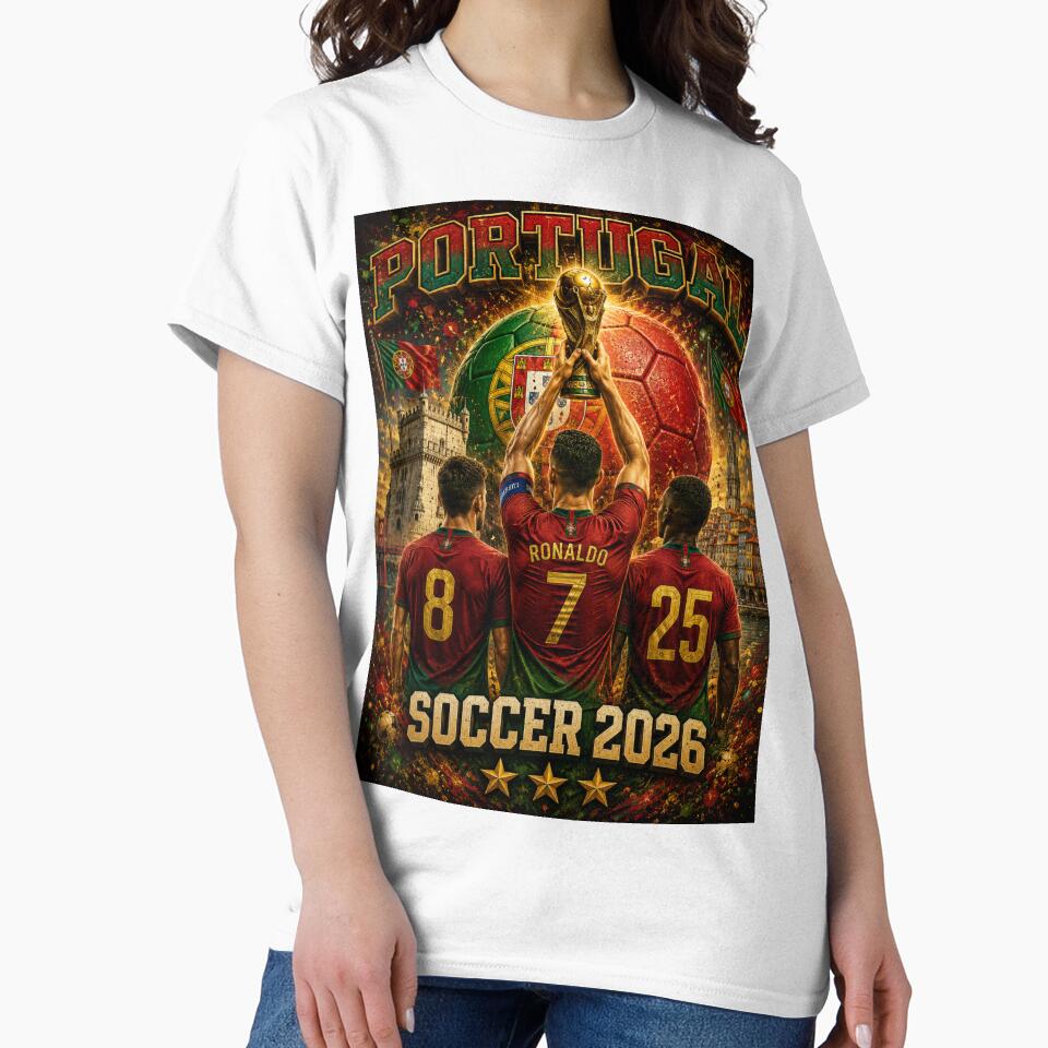 Portugal Soccer 2026 Shirt – Portuguese Football Fan Gift by UrbanPrintVibes