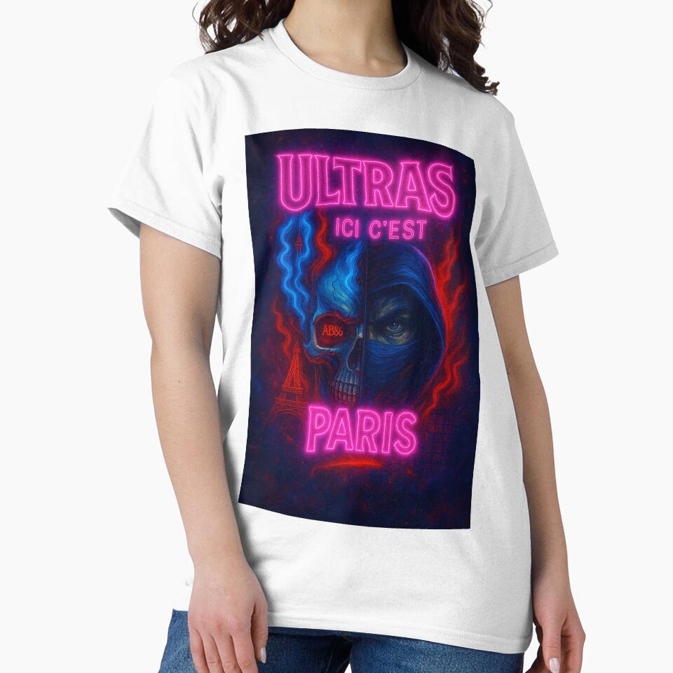 ULTRAS PARIS – LED Skull x Eiffel Tower | AB86 Design by Amineb78