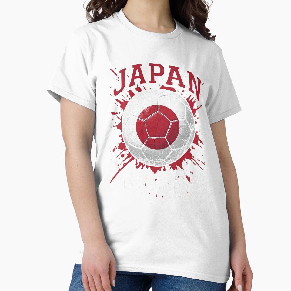 Japan 2026 Soccer - Manga Style Grunge Flag Football by Imaginationbeyond