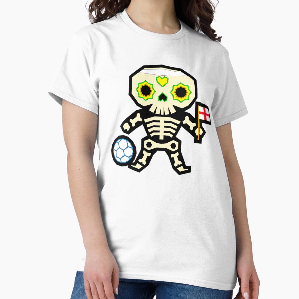 Soccer Team England Calaverita Sugar by the Zarock Shop