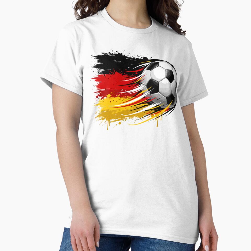 German Flag Football Ball Cool by EverkindInk