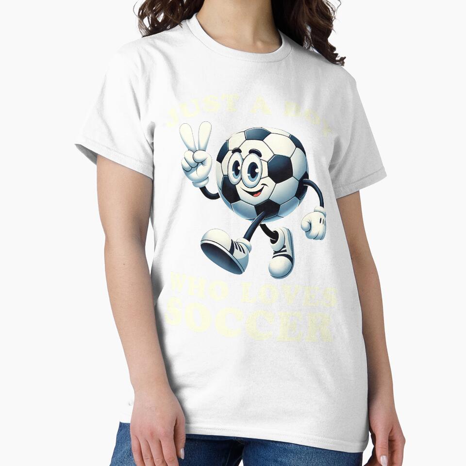 Just A Boy Who Loves Soccer Soccer Player Boys by CharlotteSandra