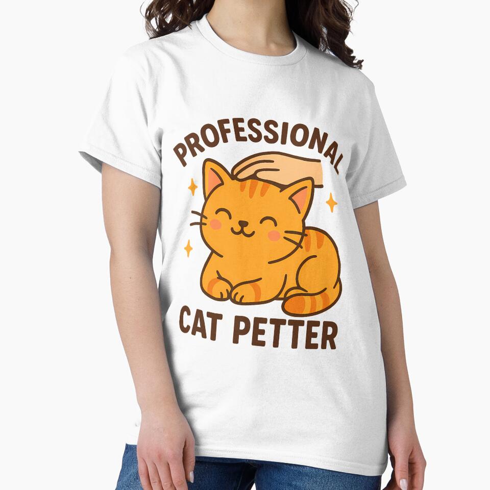 Professional Cat Petter – Cute Funny Cat Lover Gift by Happy Bag