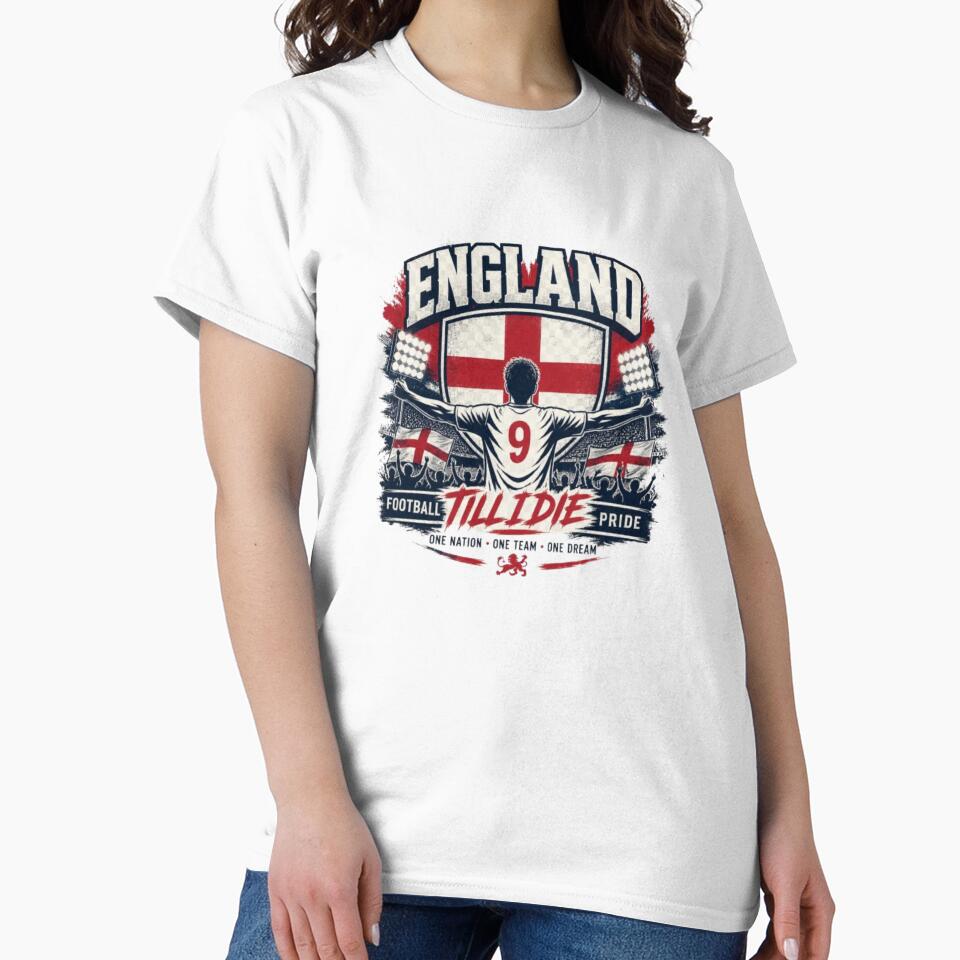 England Football Pride Retro Supporter Design by Shadryx