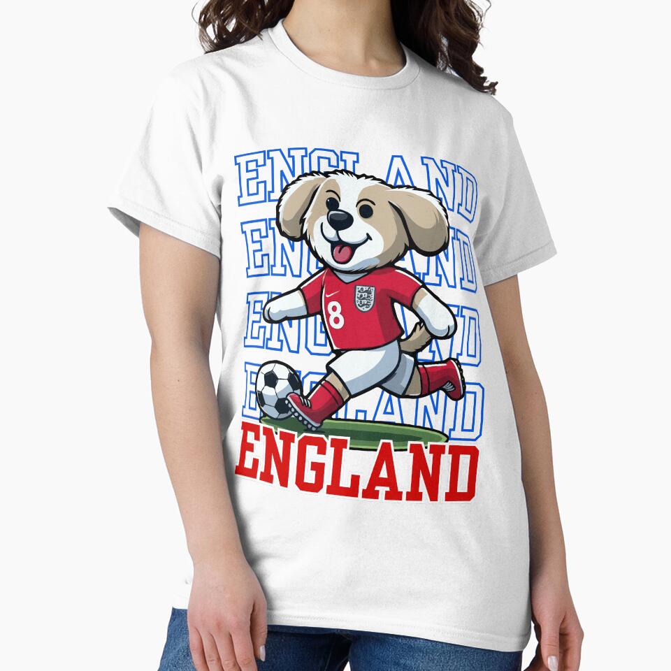 Dog Playing Football | England Edition by McThingummy