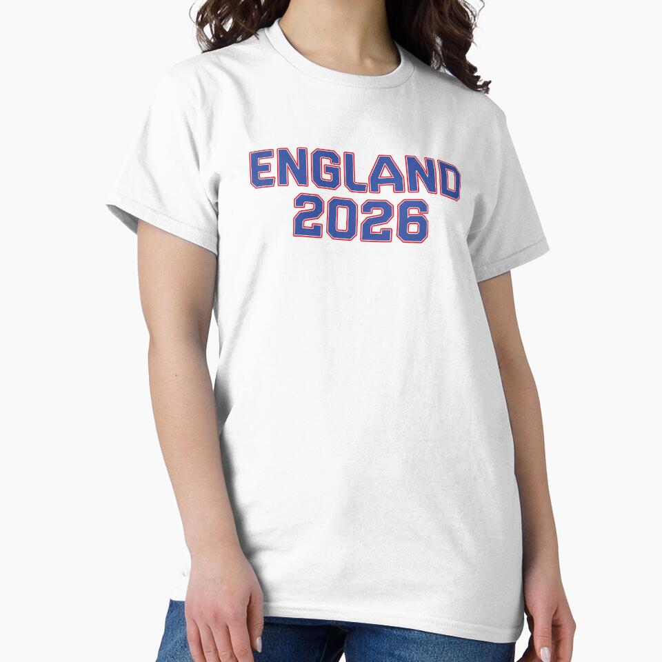 England 2026 World Cup (Blue with White & Red Outline) by STUDIO-72