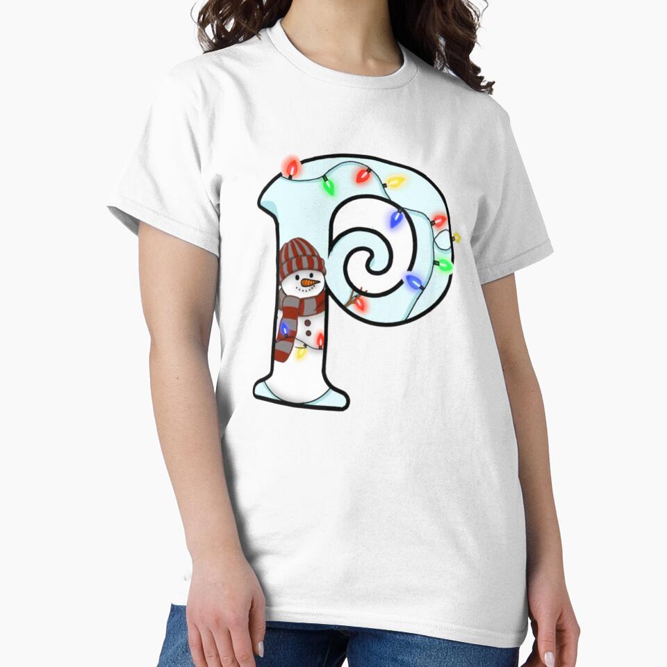 Holiday themed letter P by Artistkhg
