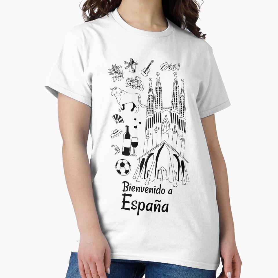 Bienvenido a Espana | Spain Doodle by modernzen