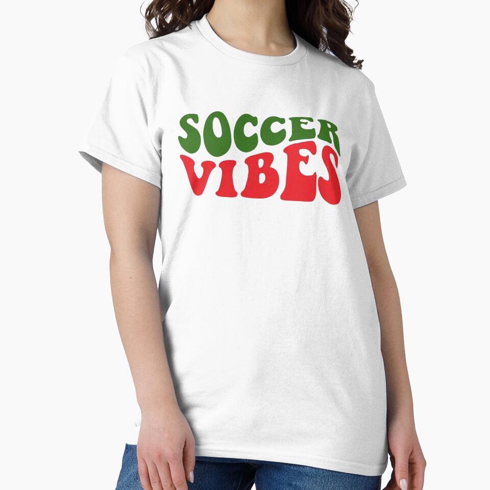 Copy of Soocer Vibes,soccer mom& soccer ball,design,first day,football mom,mens good,gift for mom by Sophistical