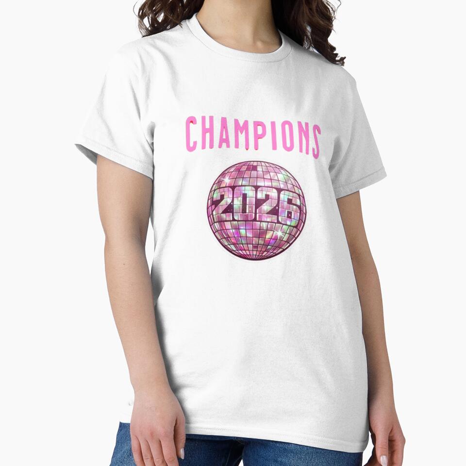 Champions 2026 Football T-Shirt Game Day Soccer Fan Hype Graphic Sticker by Digital Humour ⭐️⭐️⭐️