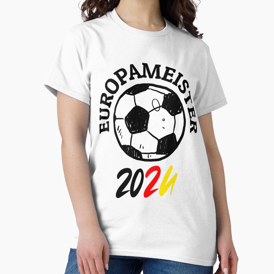 European Champion Germany Fan T-Shirt EM 2024 Football by Gorrila-Design