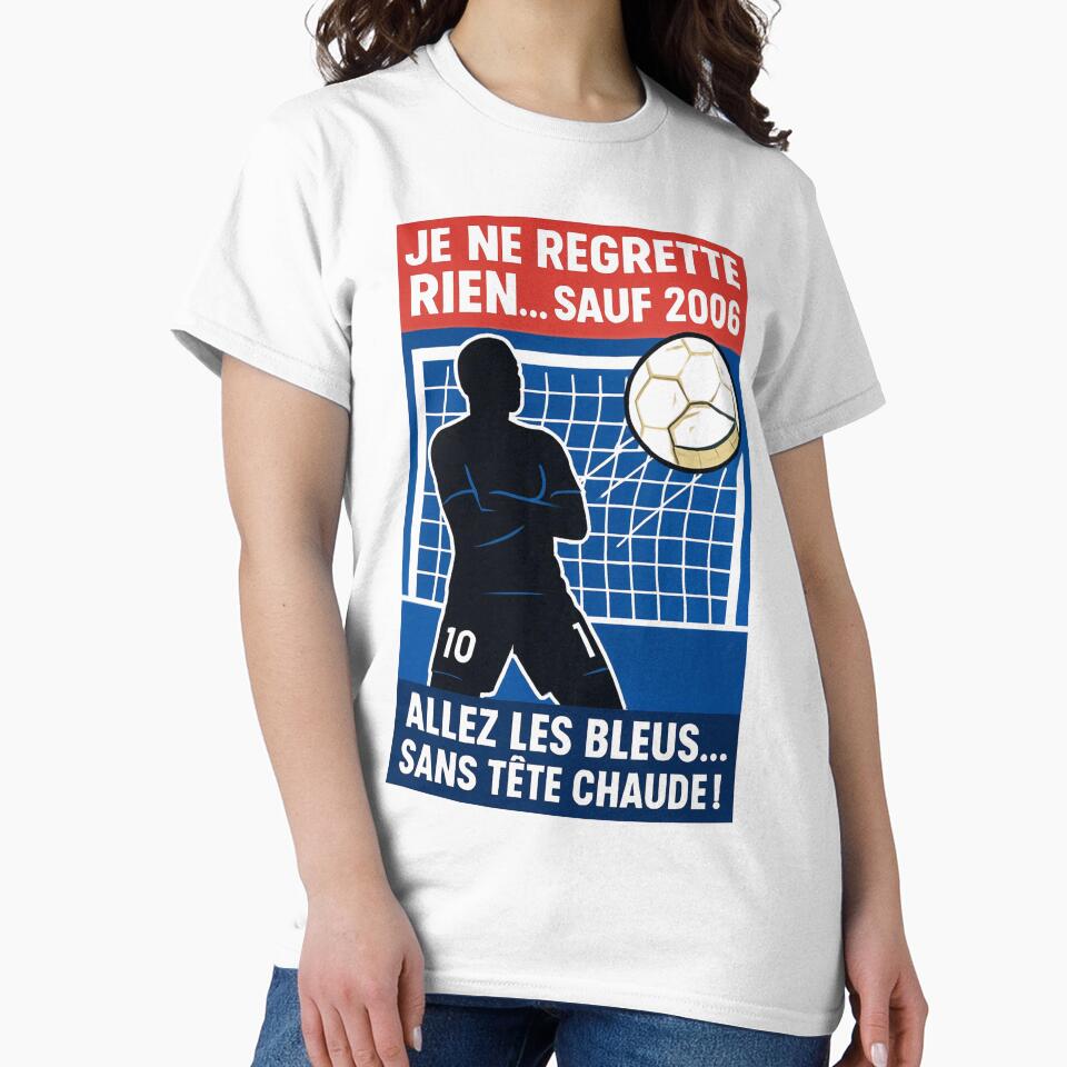 France World Cup 2026 - Je Ne Regrette Rien Sauf 2006 - Mbappé Celebration - Allez Les Bleus Sans Tête Chaude - French Soccer Fan Gift by pixelandpassionart
