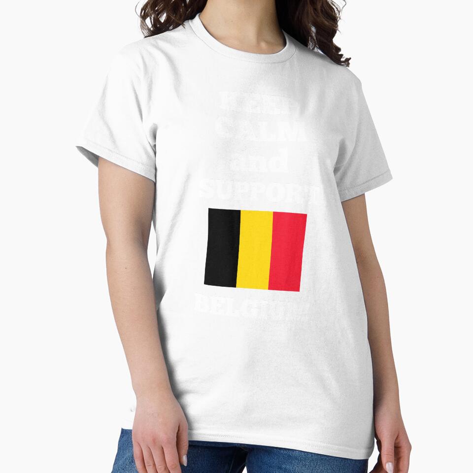 Keep Calm and Support Belgium - World Cup by TeesByAngelzB