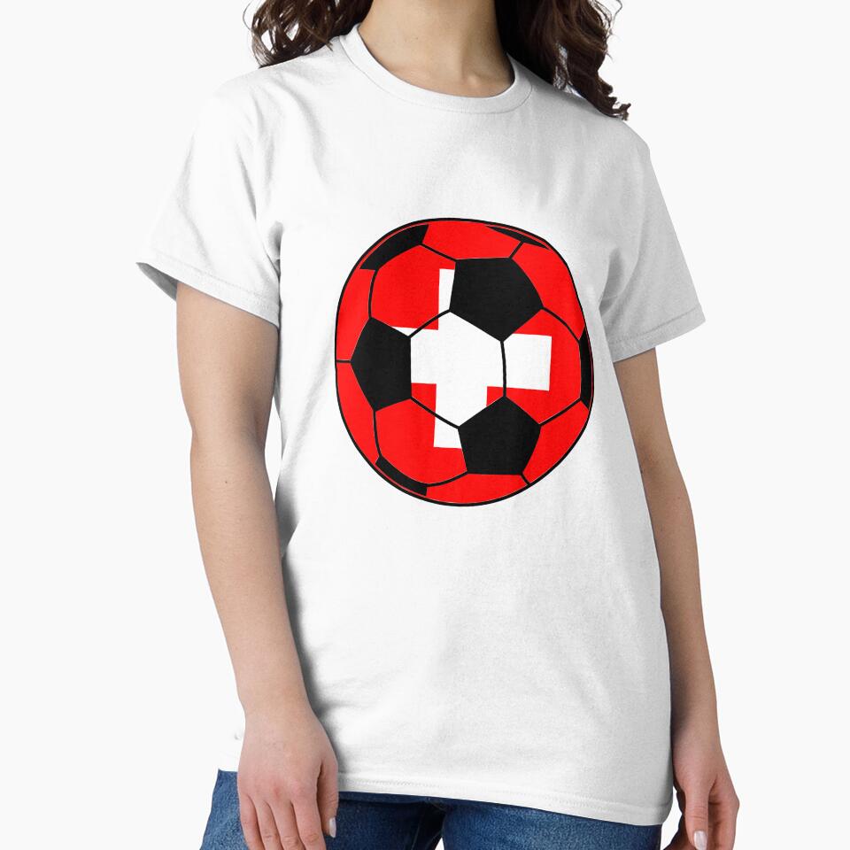 Switzerland Flag Soccer Ball by FinalScoreClub