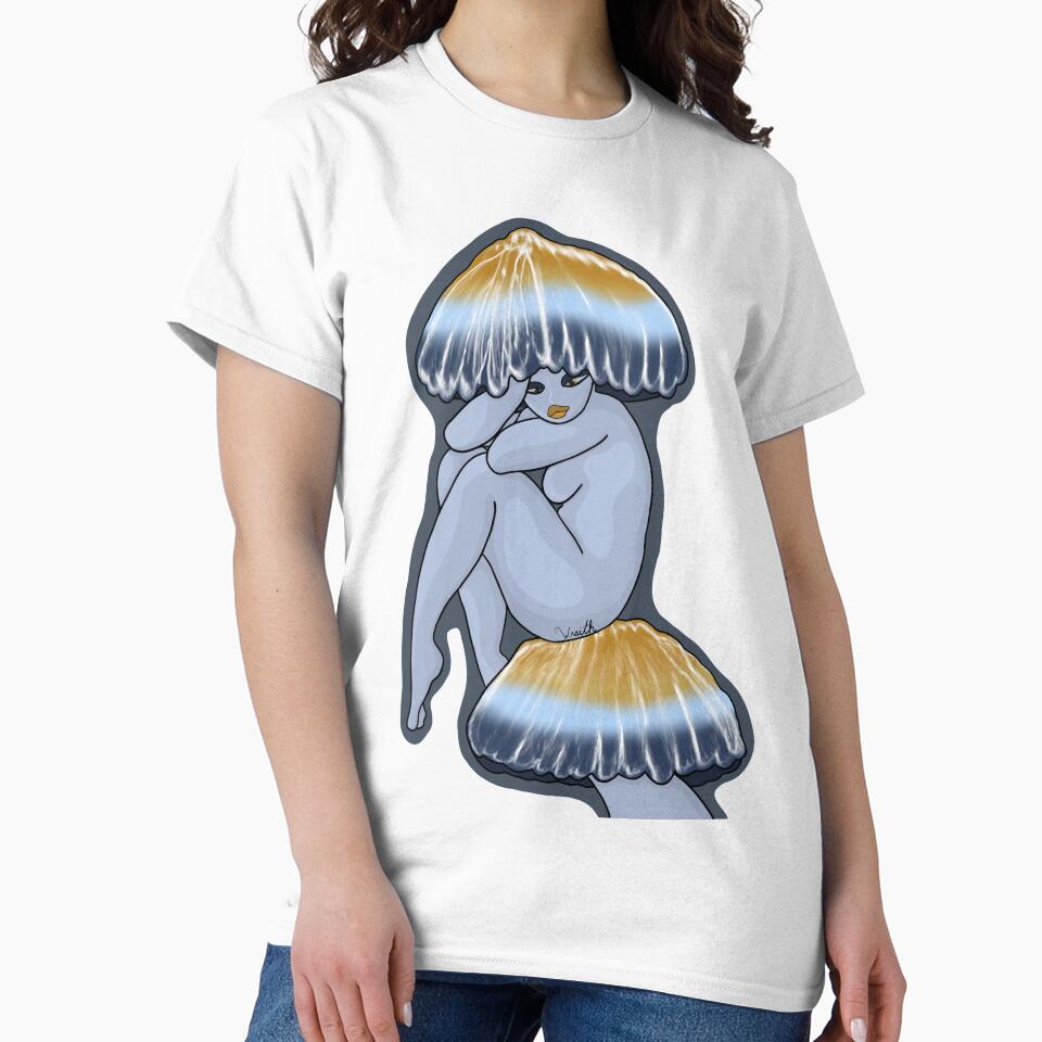 Elegant Blue Webcap Mushroo. by Art by Wraith