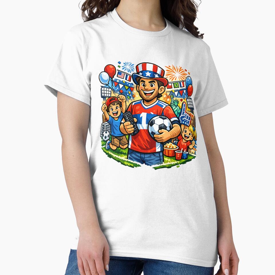 World Cup 2026 Dad Mode – Football Fan Family Celebration Design by MirAgency