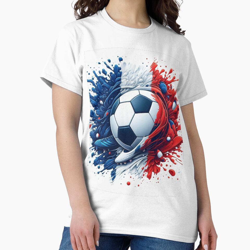 Équipe Tricolore: Football art in blue, white and red by Sascha-Heiko