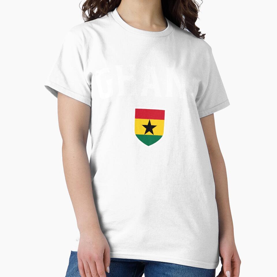 Ghana Sports Fans Classic Flag Shield National Team Support by el-em-cee