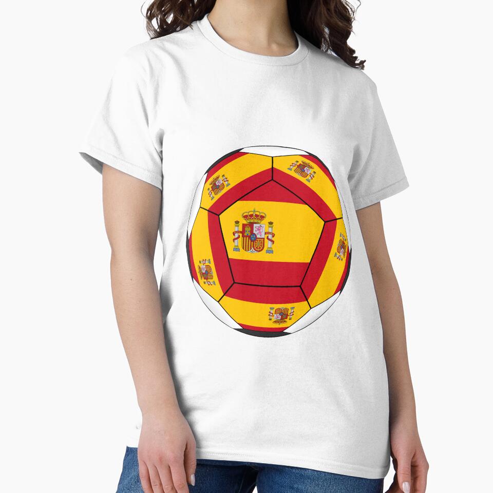Soccer ball with Spanish flag by siloto