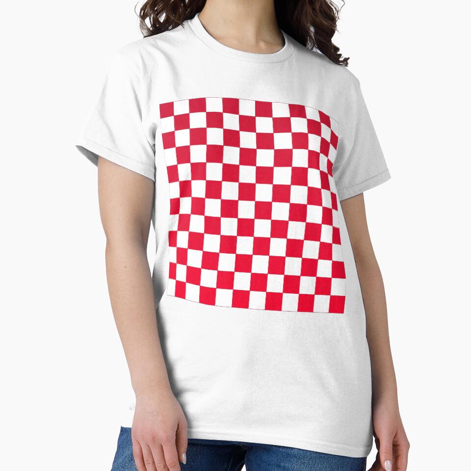 Checkered Croatia classic by oxoxoxo